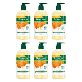 Palmolive Liquid Soap Milk & Honey Pump 500mL x 3 Bundle of 6