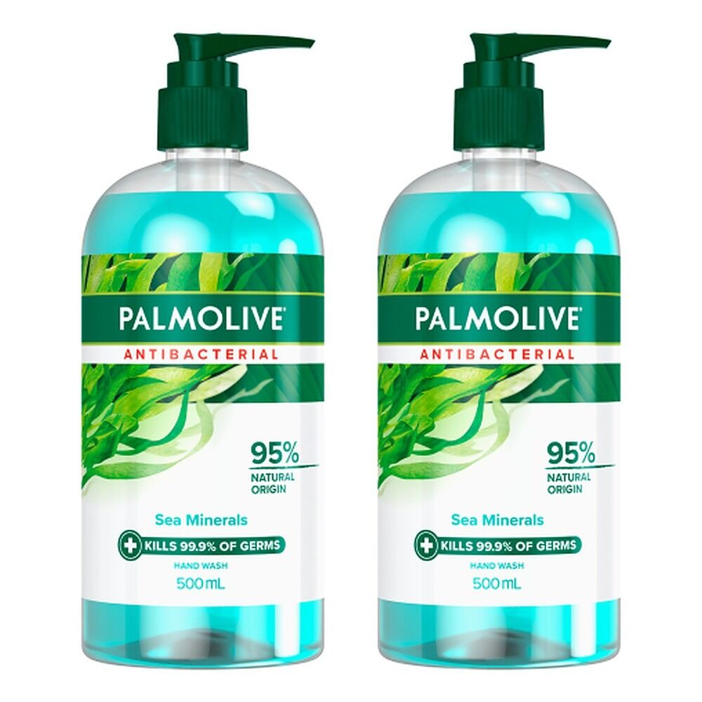 Palmolive Liquid Soap Sea Minerals Pump 500mL x 3 Bundle of 2