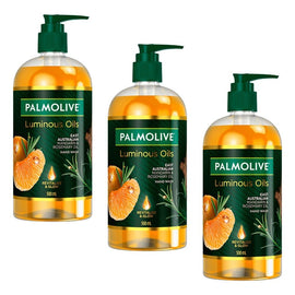 Palmolive Liquid Hand Wash Luminous Oils Mandarin 500mL x 3 Bundle of 3