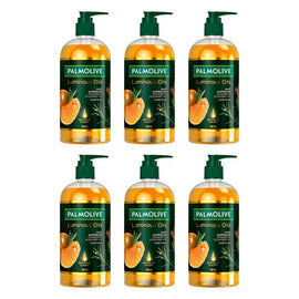 Palmolive Liquid Hand Wash Luminous Oils Mandarin 500mL x 3 Bundle of 6