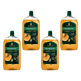 Palmolive Liquid Hand Wash Luminous Oils Mandarin 1L Pack of 4