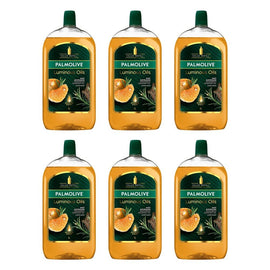 Palmolive Liquid Hand Wash Luminous Oils Mandarin 1L Pack of 6