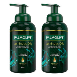 Palmolive Foam Hand Wash Luminous Oils Kelp 400mL x 3 Bundle of 2