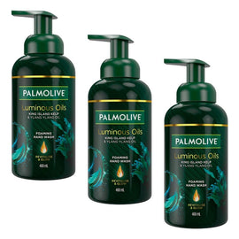 Palmolive Foam Hand Wash Luminous Oils Kelp 400mL x 3 Bundle of 3