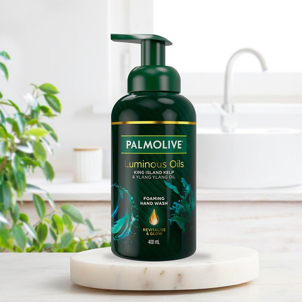 Palmolive Foam Hand Wash Luminous Oils Kelp 400mL x 3