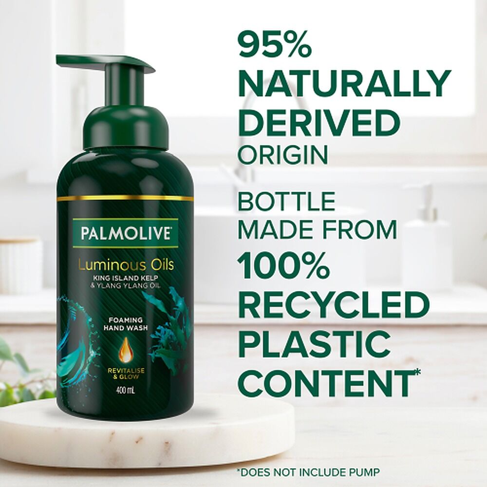 Palmolive Foam Hand Wash Luminous Oils Kelp 400mL x 3