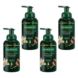 Palmolive Foam Hand Wash Luminous Oils Vanilla 400mL Pack of 4