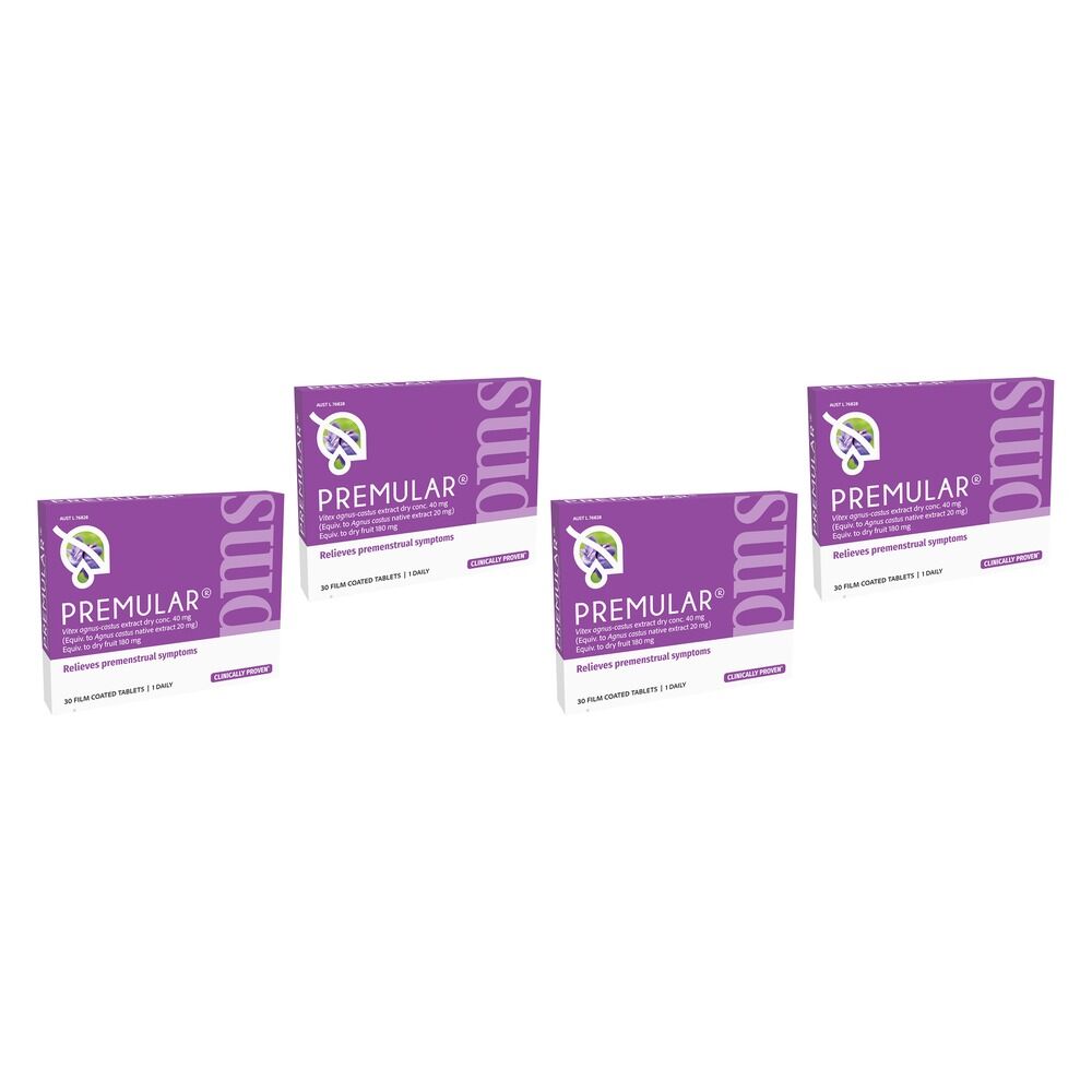 Premular PMS 30 Tablets Pack of 4