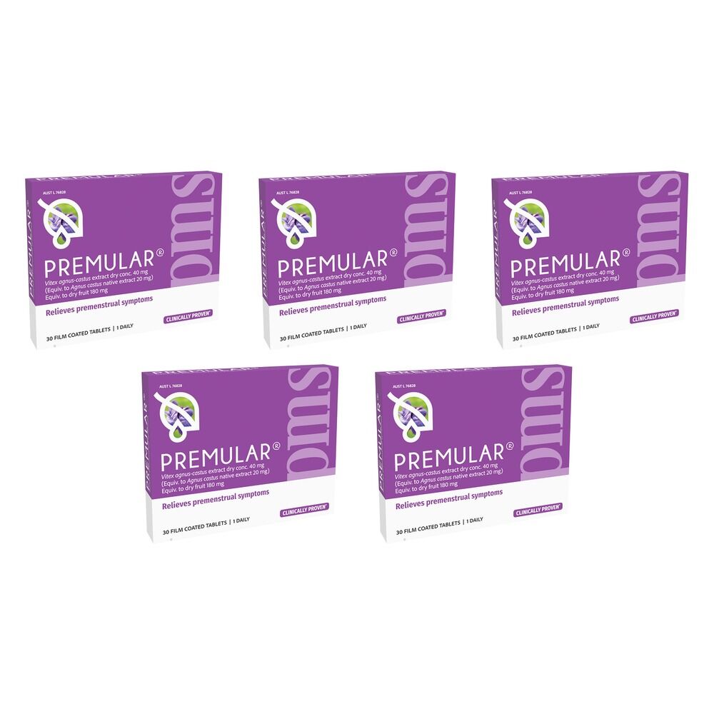 Premular PMS 30 Tablets Pack of 5
