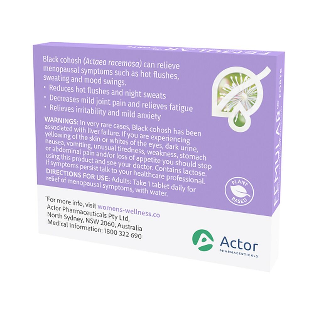 Flordis Femular Forte Menopause 30 Tablets