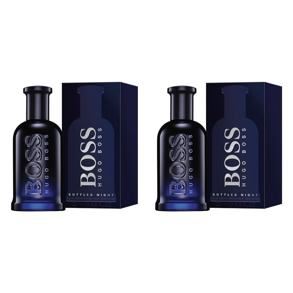 Hugo Boss Bottled Night EDT 100mL Pack of 2