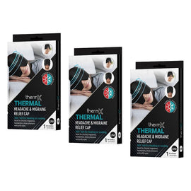 Thermx Thermal Headache & Migraine Relief Cap Pack of 3