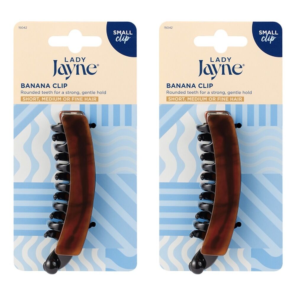 Lady Jayne Banana Clip Small x 3 Bundle of 2