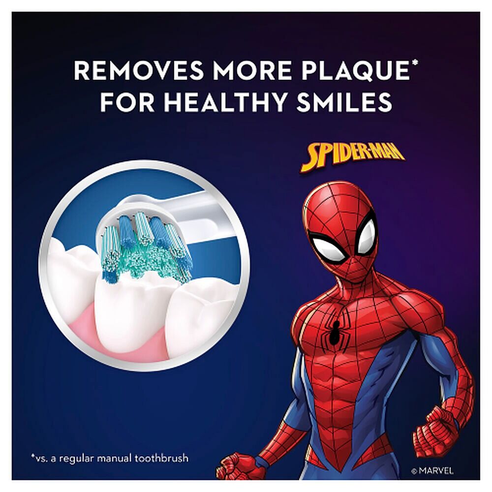 Oral-B Vitality Kids Marvel Spiderman Electric Toothbrush 3+ Years