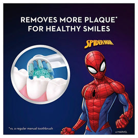 Oral-B Vitality Kids Marvel Spiderman Electric Toothbrush 3+ Years