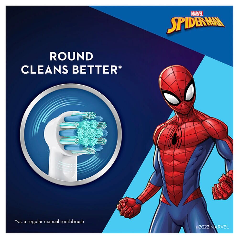 Oral-B Vitality Kids Marvel Spiderman Electric Toothbrush 3+ Years