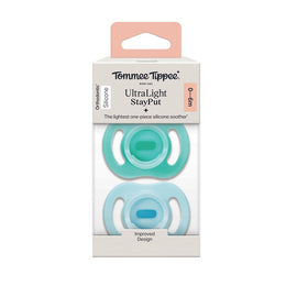 Tommee Tippee UltraLight StayPut Soother 0-6 Months 2 Pack