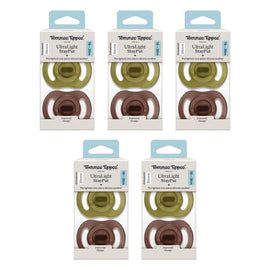Tommee Tippee UltraLight StayPut Soother 18-36 Months 2 Pack Bundle of 5