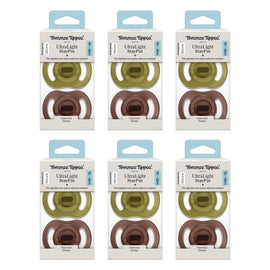 Tommee Tippee UltraLight StayPut Soother 18-36 Months 2 Pack Bundle of 6