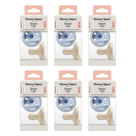 Tommee Tippee Breast-Like Soother 0-6m 2 Pack Bundle of 6