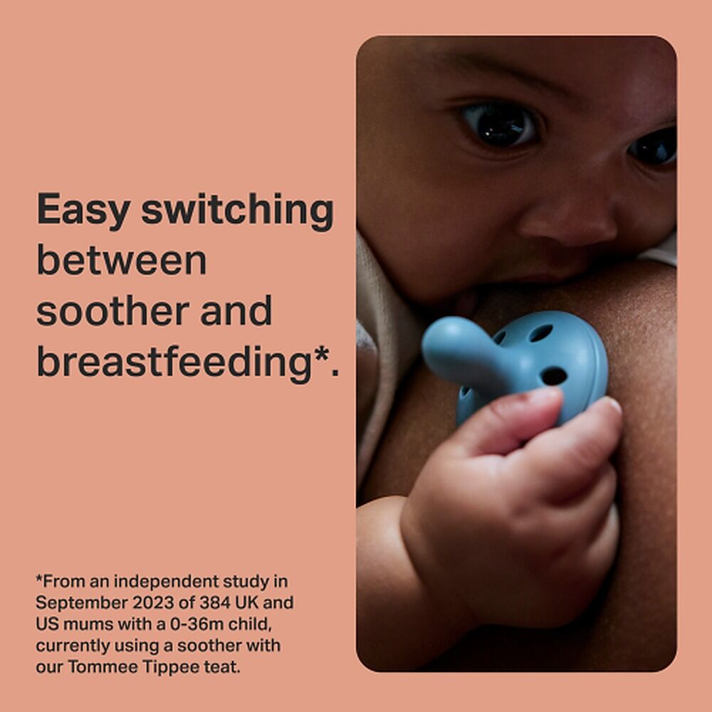 Tommee Tippee Breast-Like Soother 0-6m 2 Pack