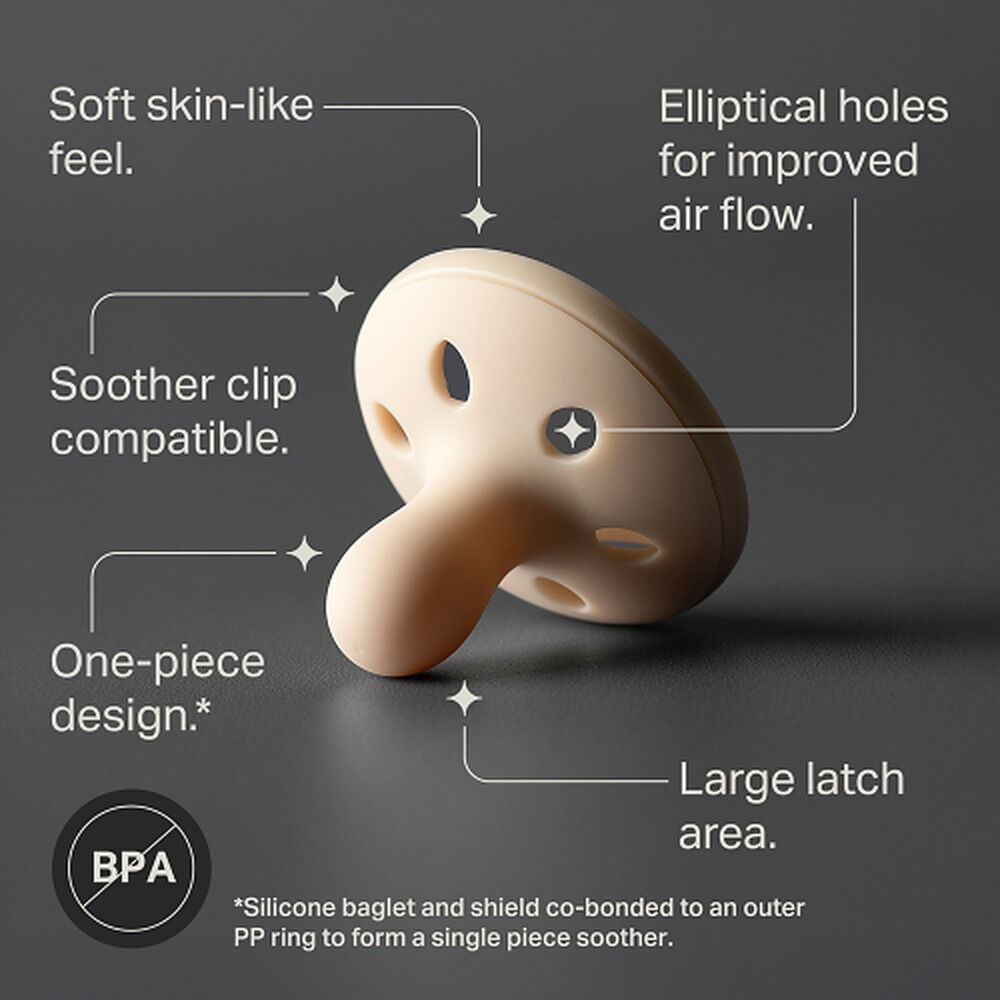 Tommee Tippee Breast-Like Soother 0-6m 2 Pack