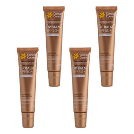 Cancer Council Lip Balm SPF50+ Vanilla Glaze 15g x 6 Bundle of 4