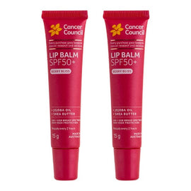 Cancer Council Lip Balm SPF50+ Berry Bliss 15g x 6 Bundle of 2
