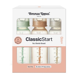 Tommee Tippee Classic Slim Bottle 250mL 3 Pack