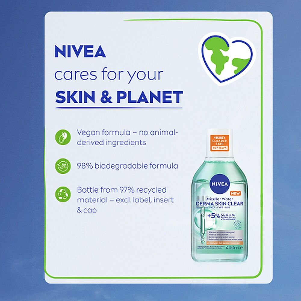 NIVEA Derma Skin Micellar Water 400mL