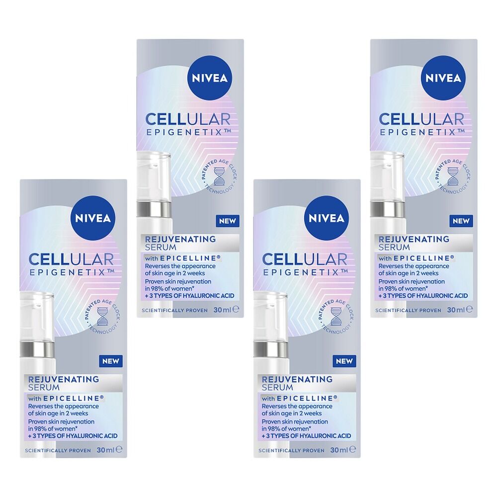 NIVEA Cellular Epigenetix Rejuvenating Serum 30mL Pack of 4