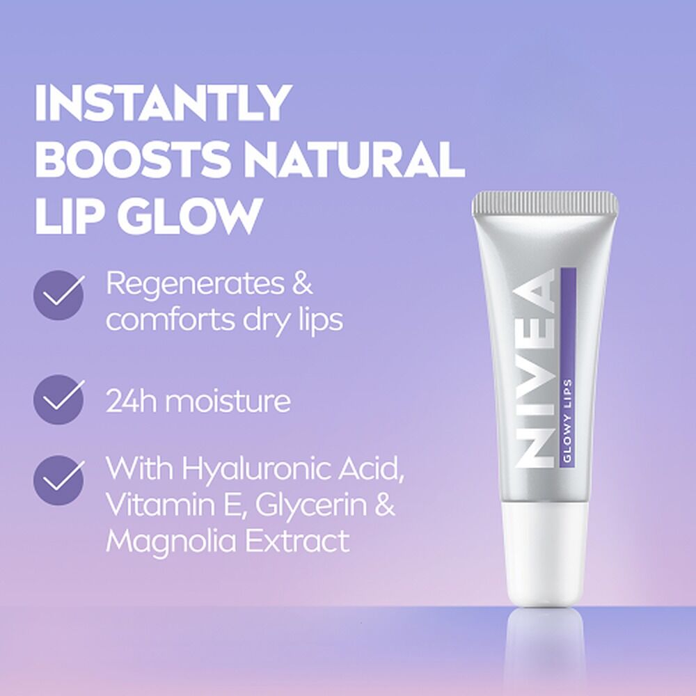 NIVEA Glowy Lips Lip Balm 10mL