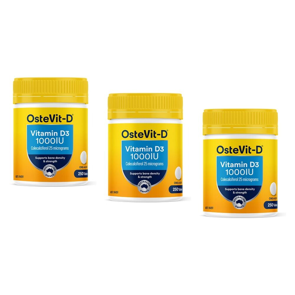 Ostevit D Vitamin D3 1000IU 250 Tablets Pack of 3