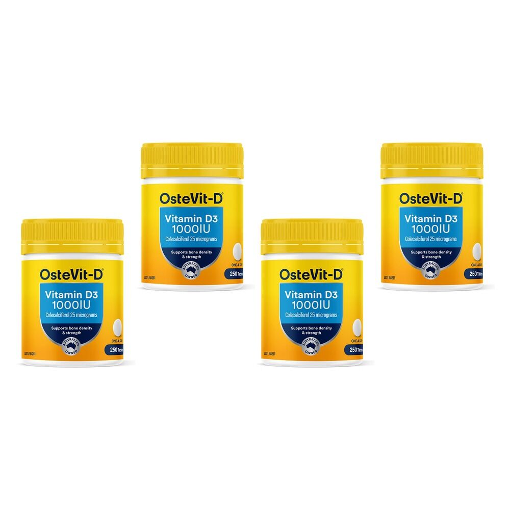 Ostevit D Vitamin D3 1000IU 250 Tablets Pack of 4