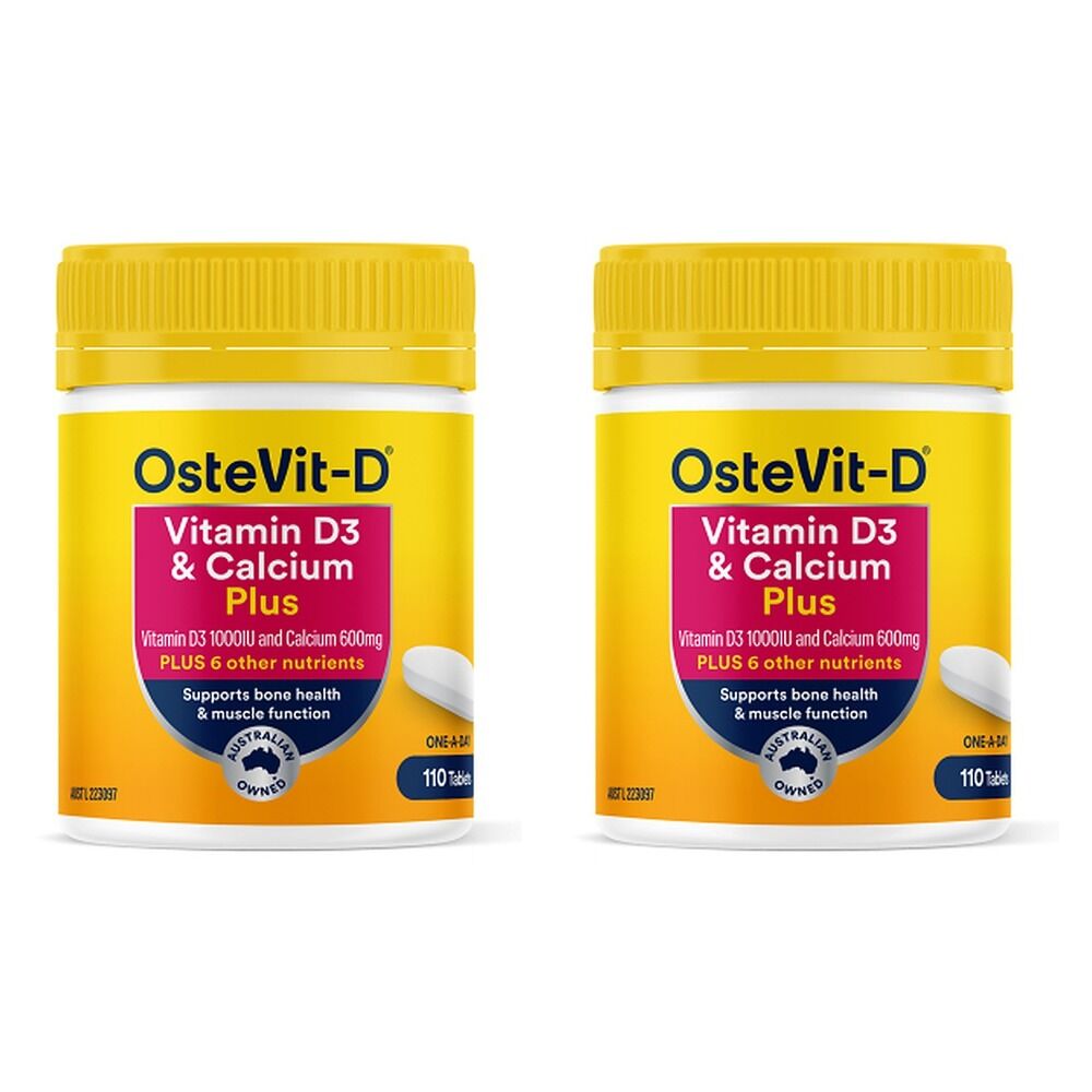 Ostevit D Vitamin D3 & Calcium Plus 110 Tablets Pack of 2