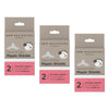 New Beginnings Silicone Nipple Shields Size L, Pair Pack of 3