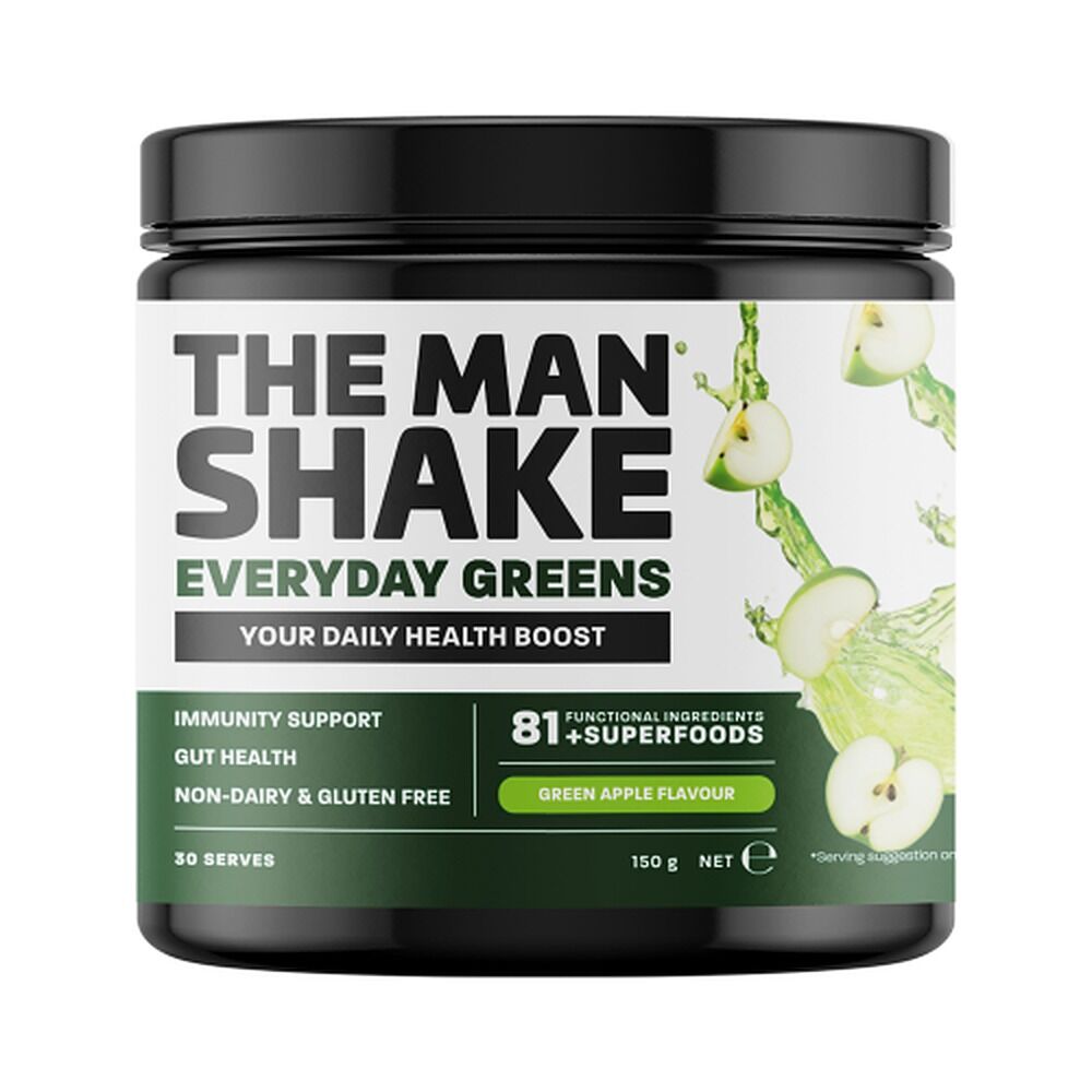 The Man Shake Everyday Greens Green Apple 150g