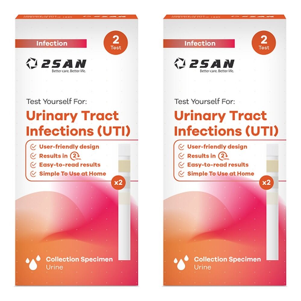 2San Urinary Tract Infection Test 2 Pack Bundle of 2