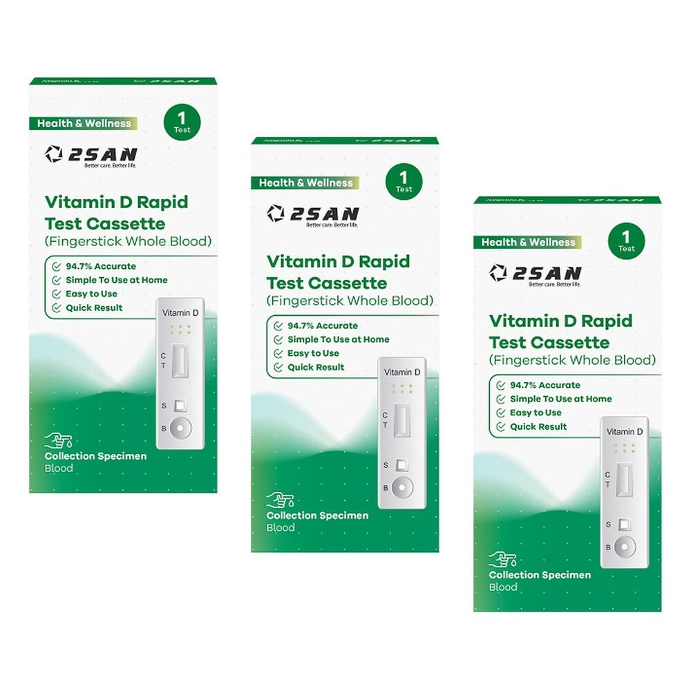 2San Vitamin D Rapid Test Pack of 3