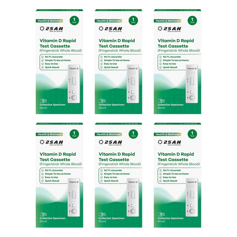 2San Vitamin D Rapid Test Pack of 6