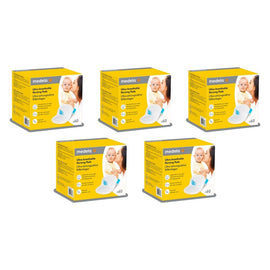 Medela Ultra Breathable Nursing Pads 60 Pack Bundle of 5
