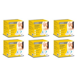 Medela Ultra Breathable Nursing Pads 60 Pack Bundle of 6
