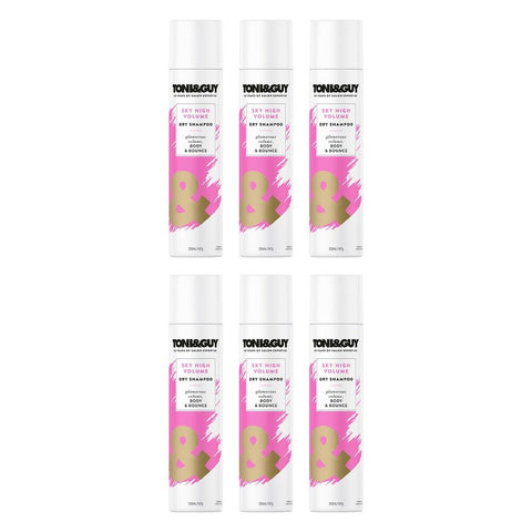 Toni & Guy Sky High Volume Dry Shampoo 250mL Pack of 6