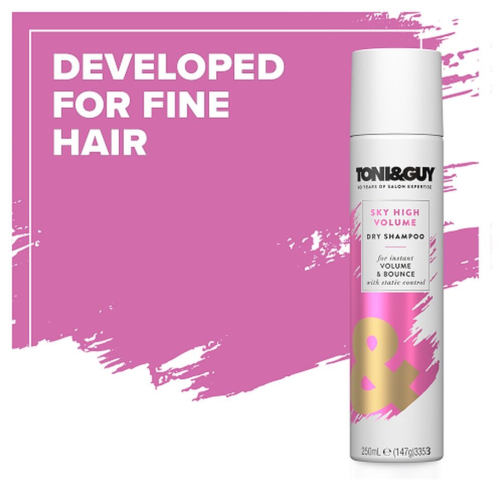 Toni & Guy Sky High Volume Dry Shampoo 250mL