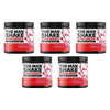 The Man Shake Burn + Energy Raspberry 160g Pack of 5