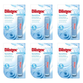 Blistex Sensitive Lip Balm 3.7g Pack of 6
