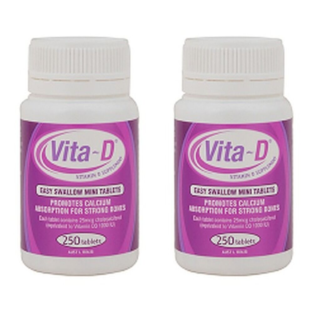 Vitad Vitamin D3 1000IU 250 Tablets Pack of 2