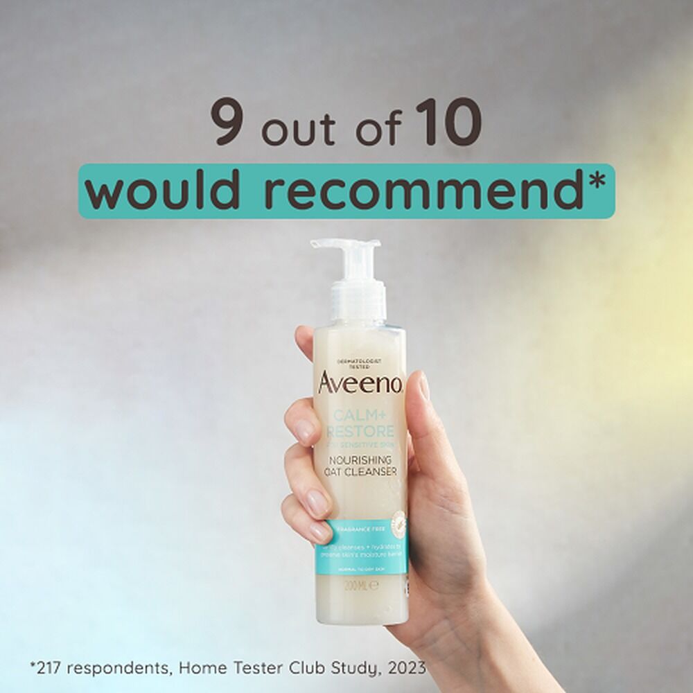 Aveeno Calm+Restore Nourishing Oat Cleanser 200mL