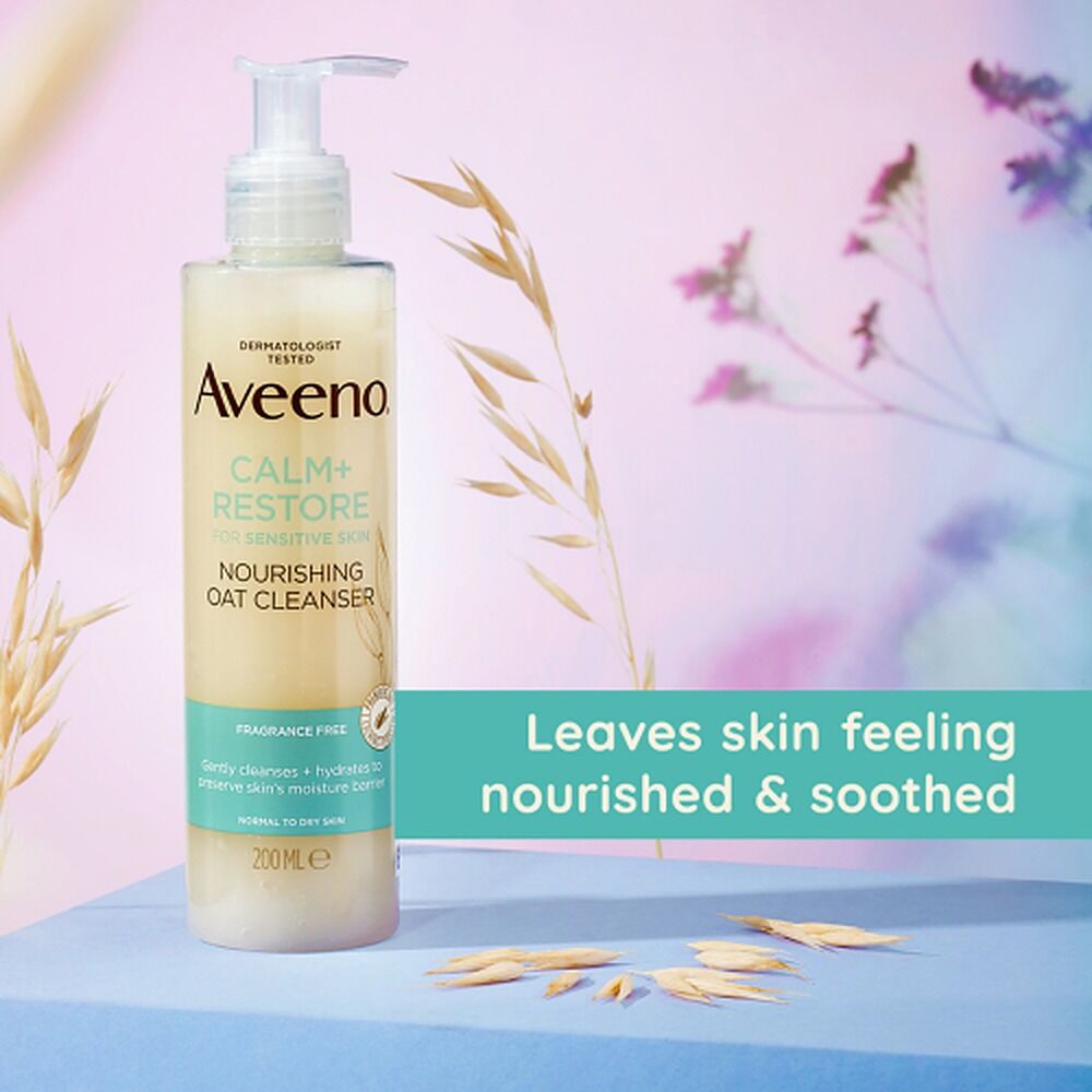 Aveeno Calm+Restore Nourishing Oat Cleanser 200mL