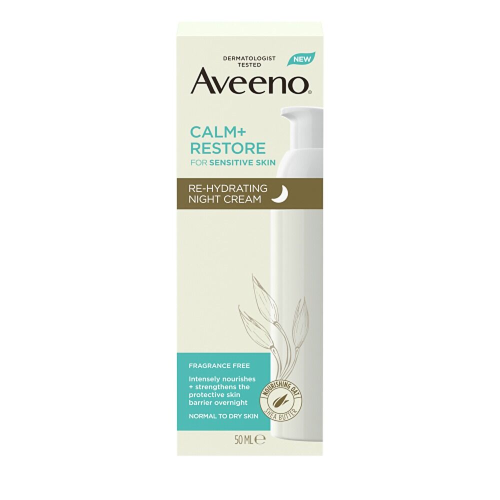 Aveeno Calm+Restore Rehydrating Night Cream 50mL